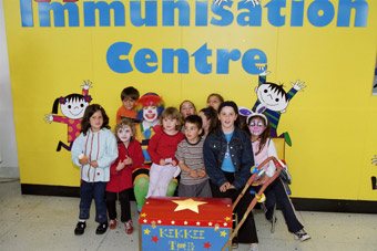 Immunisation Centre at the Royal Children's Hospital